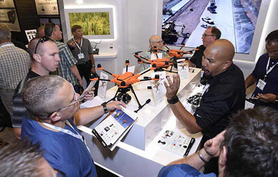 Interdrone2019展位設計,美國Interdrone展臺搭建,Interdrone無人機展覽設計